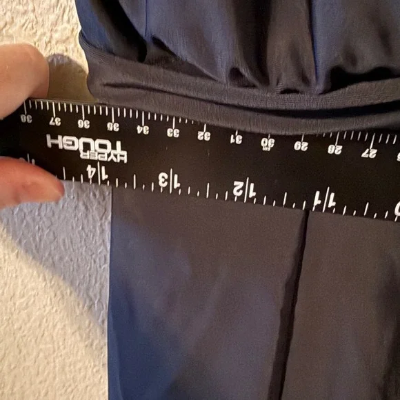 Smismivo Black Ruffle Sleeve Swimdress One Piece Swimsuit Plus Size 1XL - Picture 5 of 6